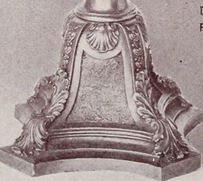An illustration from Armor bronze : artistic and ideal gifts in book ends, door stops, art objects, table and floor lamps, 1900, leaf 63