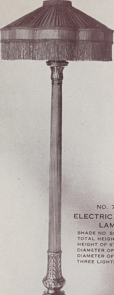 An illustration from Armor bronze : artistic and ideal gifts in book ends, door stops, art objects, table and floor lamps, 1900, leaf 68