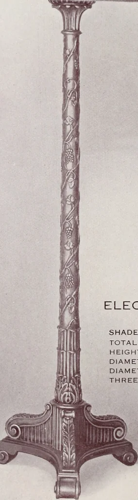 An illustration from Armor bronze : artistic and ideal gifts in book ends, door stops, art objects, table and floor lamps, 1900, leaf 71