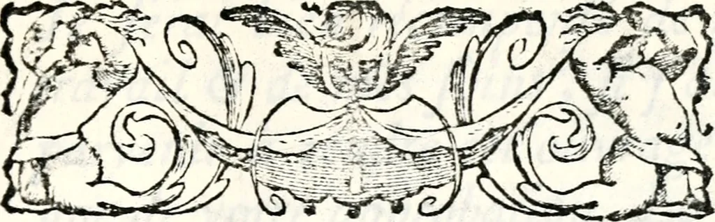 An illustration from Armorial des principales maisons et familles du royaume, particulierement des celles de Paris et de l'Isle de France : contenant les armes des princes, seigneurs, grands officiers de la couronne & de la maison du roi, celles des cours souveraines, &c. avec l'explication de tous les blasons, 1757, leaf 10