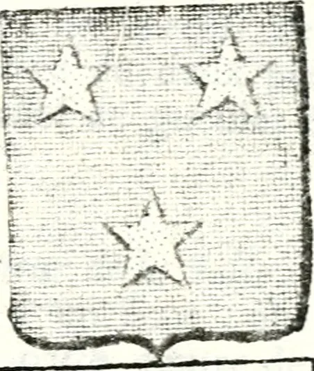 An illustration from Armorial des principales maisons et familles du royaume, particulierement des celles de Paris et de l'Isle de France : contenant les armes des princes, seigneurs, grands officiers de la couronne & de la maison du roi, celles des cours souveraines, &c. avec l'explication de tous les blasons, 1757, leaf 118