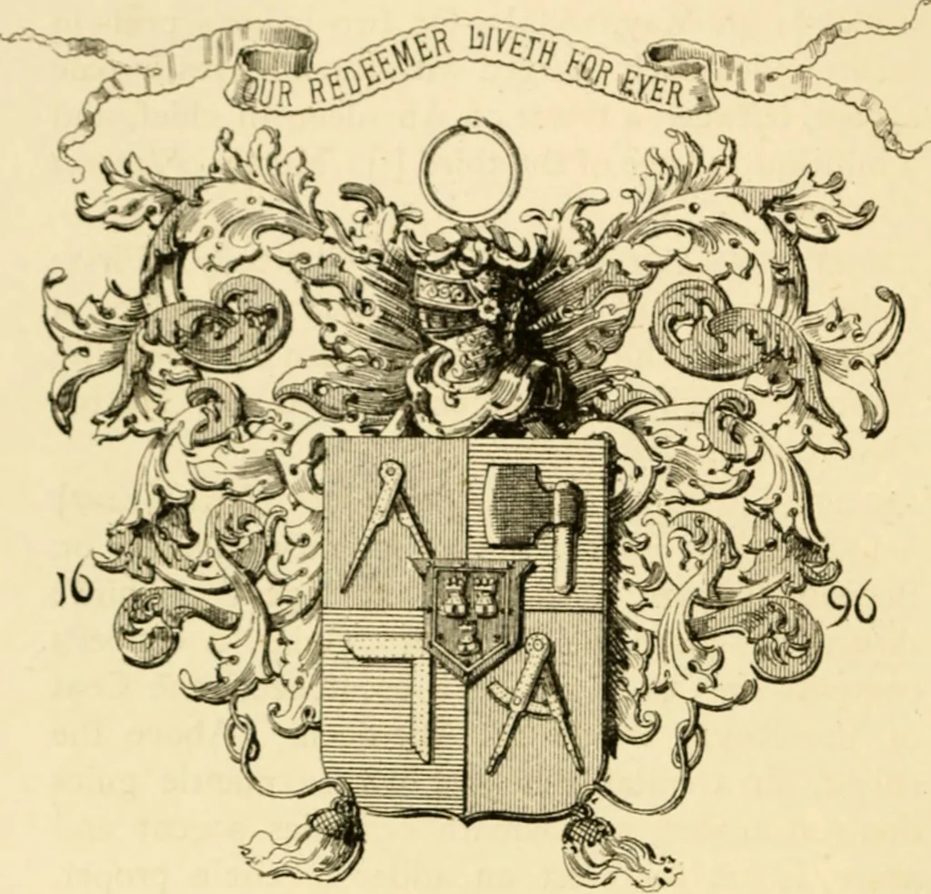 An illustration from The armorial ensigns of the royal burgh of Aberdeen : with some observations on the legend relating to the capture and demolition of the castle, 1888, leaf 167