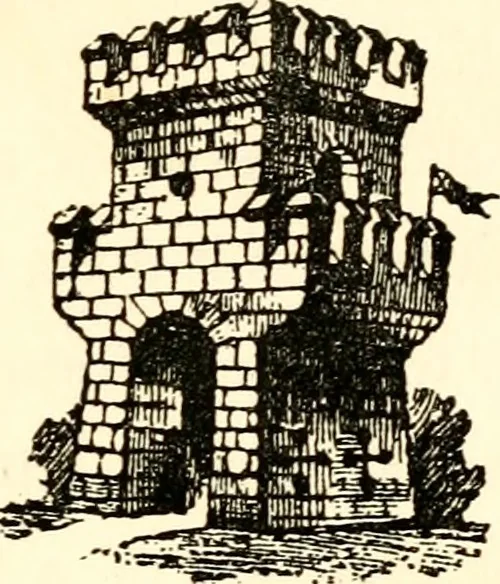 An illustration from The armorial ensigns of the royal burgh of Aberdeen : with some observations on the legend relating to the capture and demolition of the castle, 1888, leaf 54