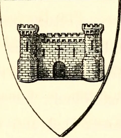 An illustration from The armorial ensigns of the royal burgh of Aberdeen : with some observations on the legend relating to the capture and demolition of the castle, 1888, leaf 64