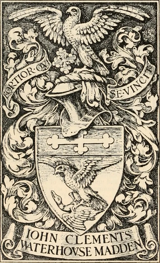An illustration from Armorial families : a directory of gentlemen of coat-armour, 1905, leaf 1001