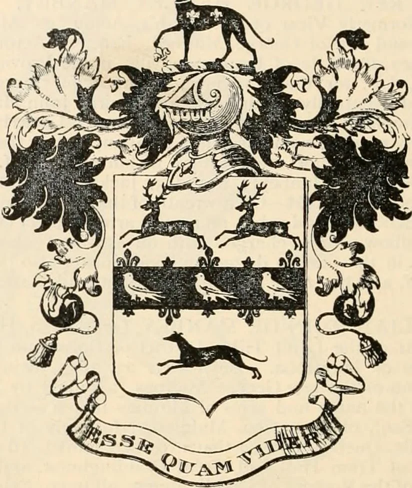 An illustration from Armorial families : a directory of gentlemen of coat-armour, 1905, leaf 1011