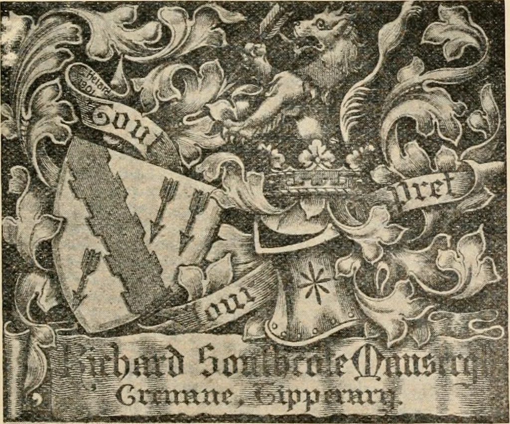 An illustration from Armorial families : a directory of gentlemen of coat-armour, 1905, leaf 1014