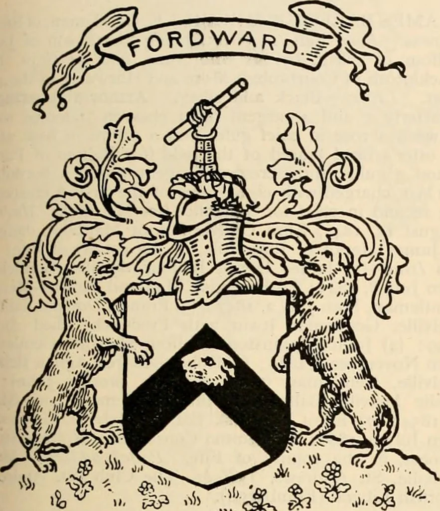 An illustration from Armorial families : a directory of gentlemen of coat-armour, 1905, leaf 102