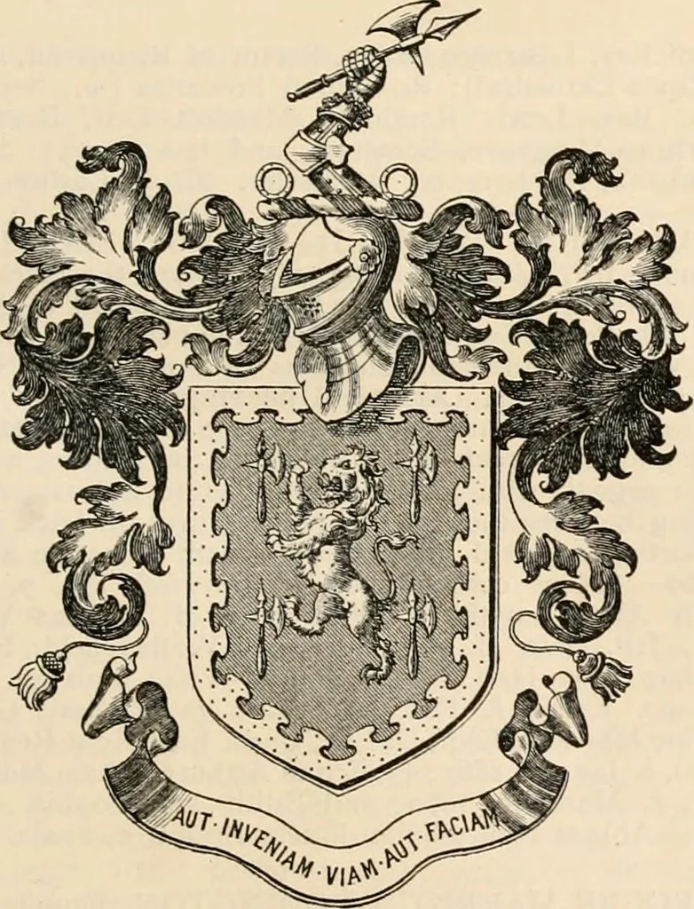 An illustration from Armorial families : a directory of gentlemen of coat-armour, 1905, leaf 1020