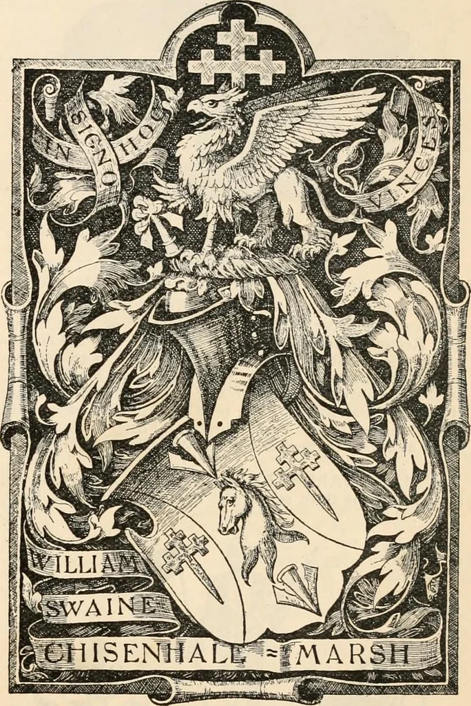 An illustration from Armorial families : a directory of gentlemen of coat-armour, 1905, leaf 1024