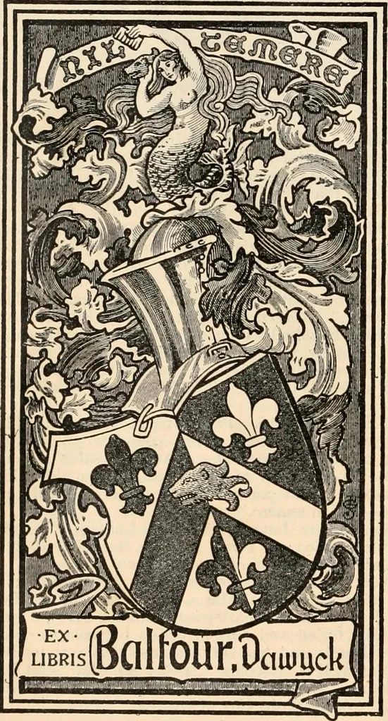 An illustration from Armorial families : a directory of gentlemen of coat-armour, 1905, leaf 103