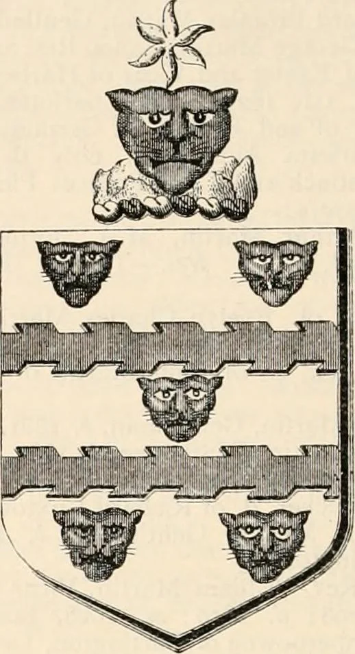 An illustration from Armorial families : a directory of gentlemen of coat-armour, 1905, leaf 1031