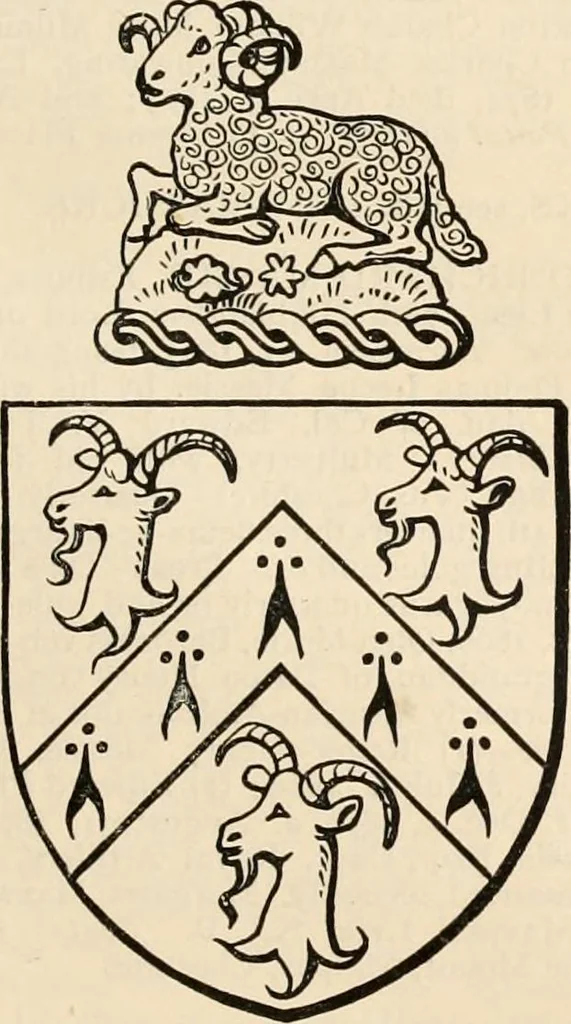 An illustration from Armorial families : a directory of gentlemen of coat-armour, 1905, leaf 1032