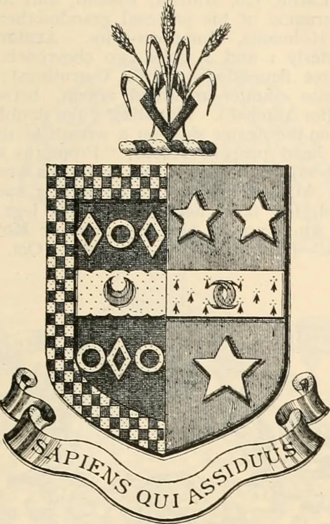 An illustration from Armorial families : a directory of gentlemen of coat-armour, 1905, leaf 1060