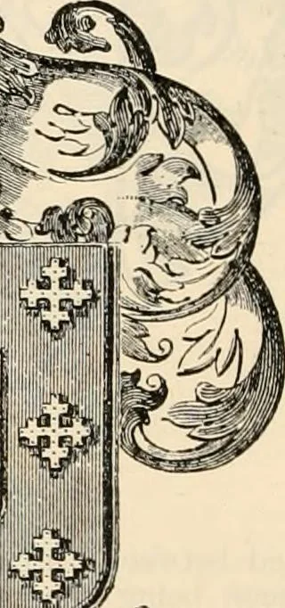 An illustration from Armorial families : a directory of gentlemen of coat-armour, 1905, leaf 1063