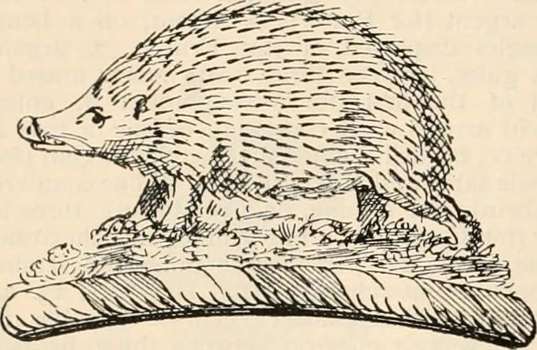 An illustration from Armorial families : a directory of gentlemen of coat-armour, 1905, leaf 1069