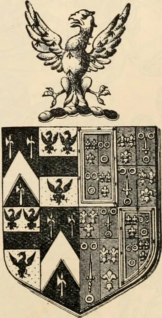 An illustration from Armorial families : a directory of gentlemen of coat-armour, 1905, leaf 1082