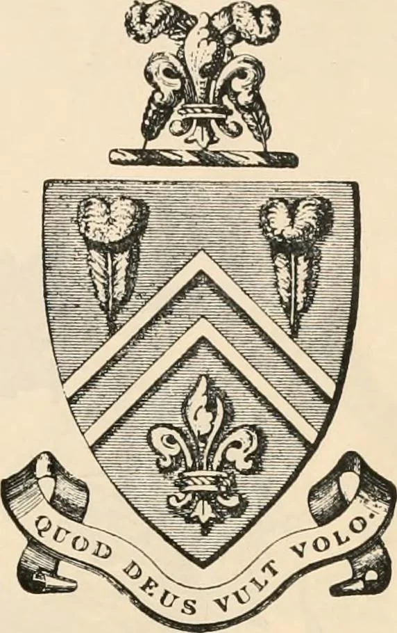 An illustration from Armorial families : a directory of gentlemen of coat-armour, 1905, leaf 1088