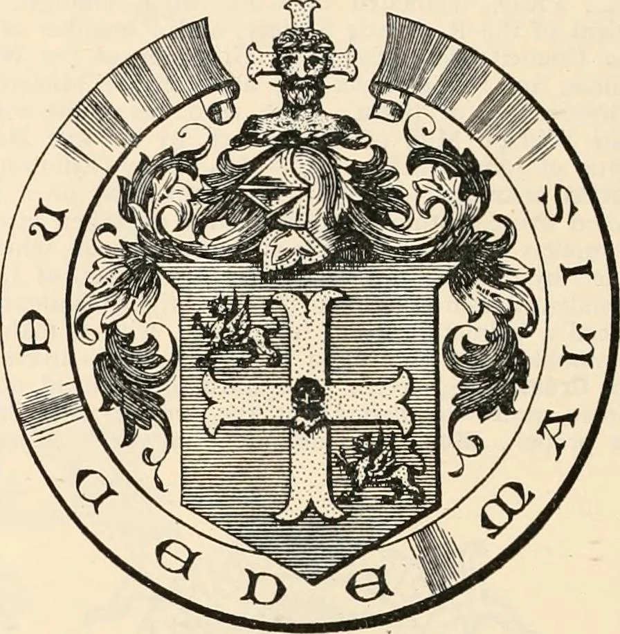An illustration from Armorial families : a directory of gentlemen of coat-armour, 1905, leaf 1091