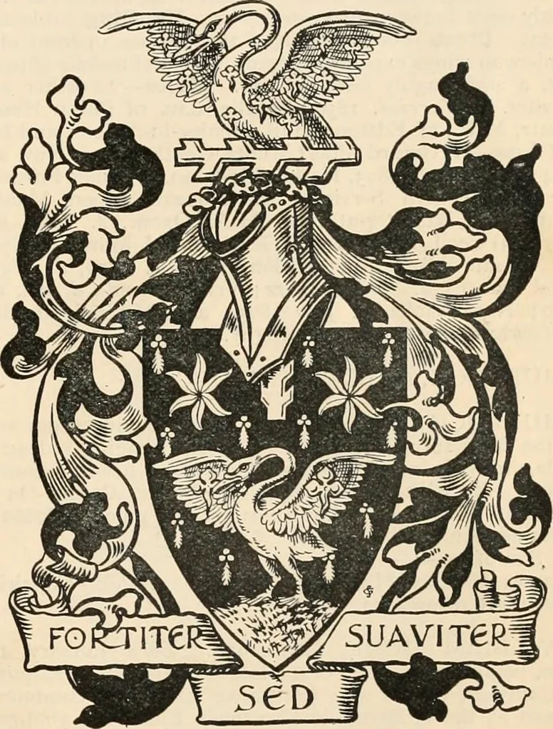 An illustration from Armorial families : a directory of gentlemen of coat-armour, 1905, leaf 1092