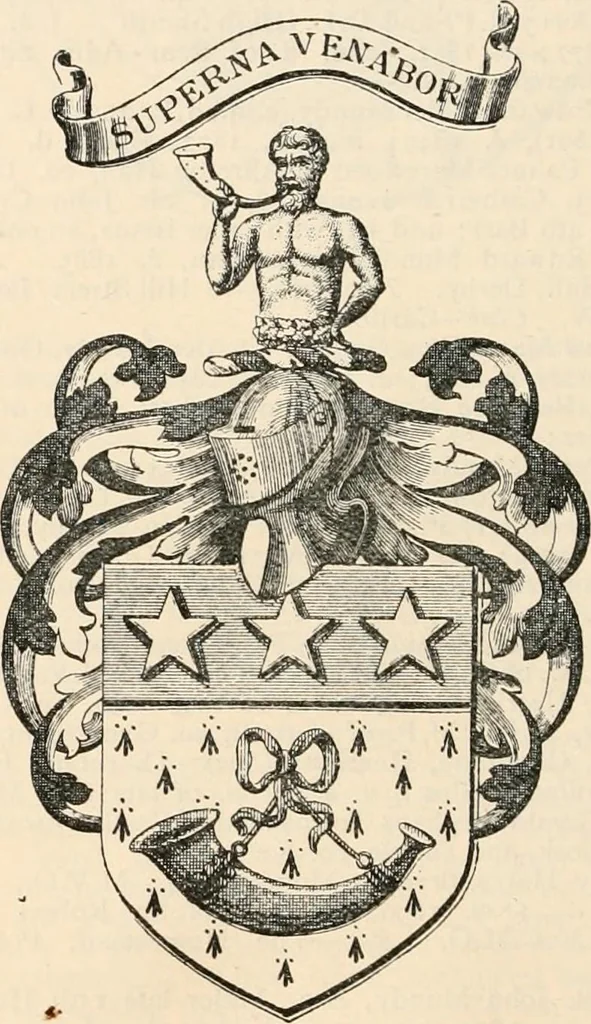 An illustration from Armorial families : a directory of gentlemen of coat-armour, 1905, leaf 1093