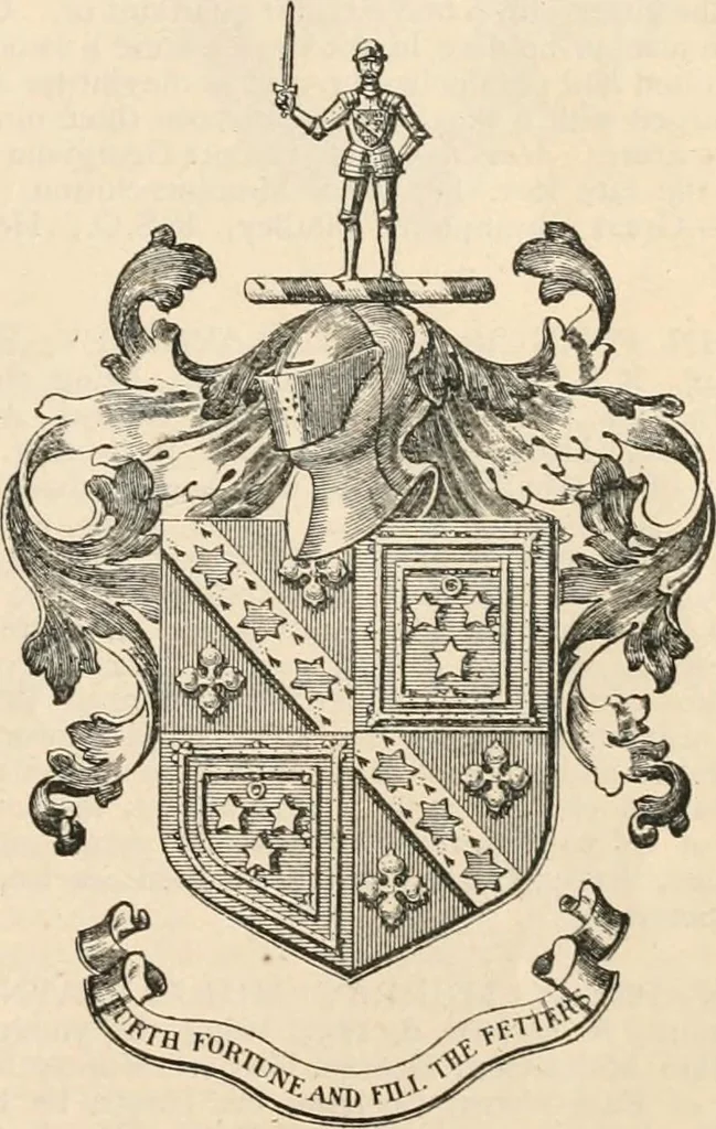 An illustration from Armorial families : a directory of gentlemen of coat-armour, 1905, leaf 1094