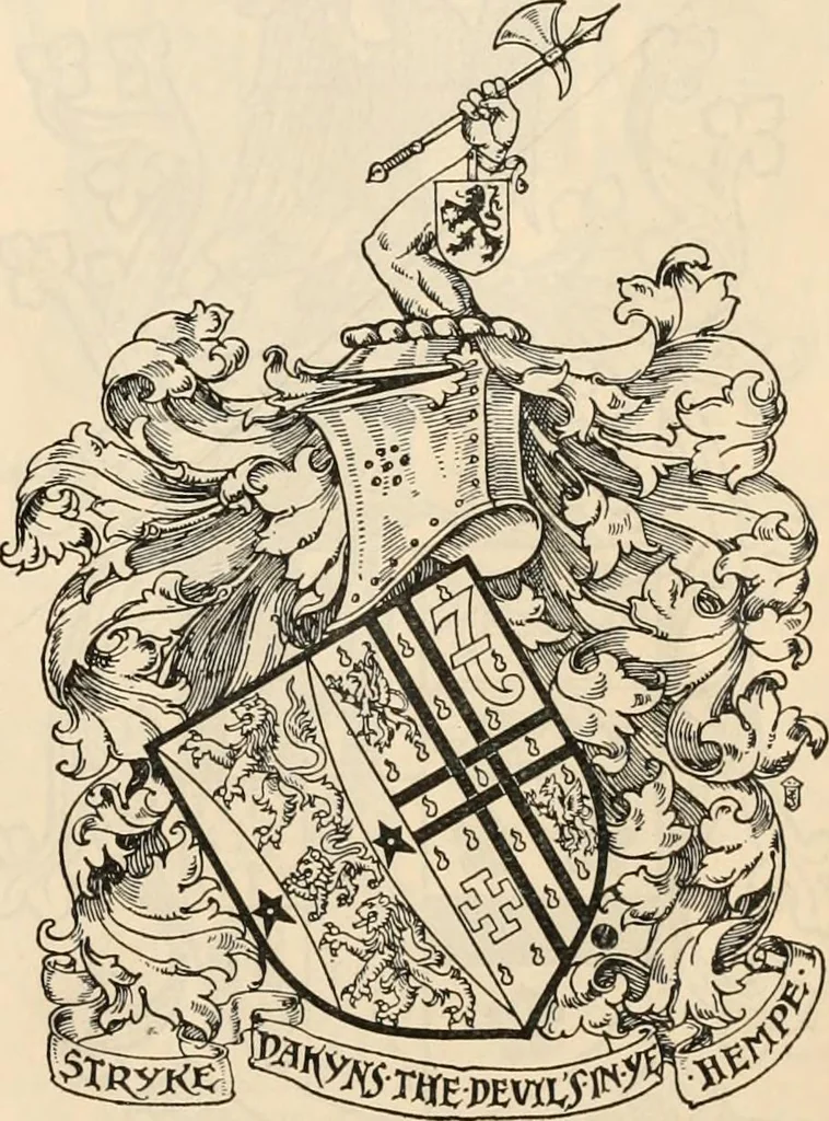 An illustration from Armorial families : a directory of gentlemen of coat-armour, 1905, leaf 1108
