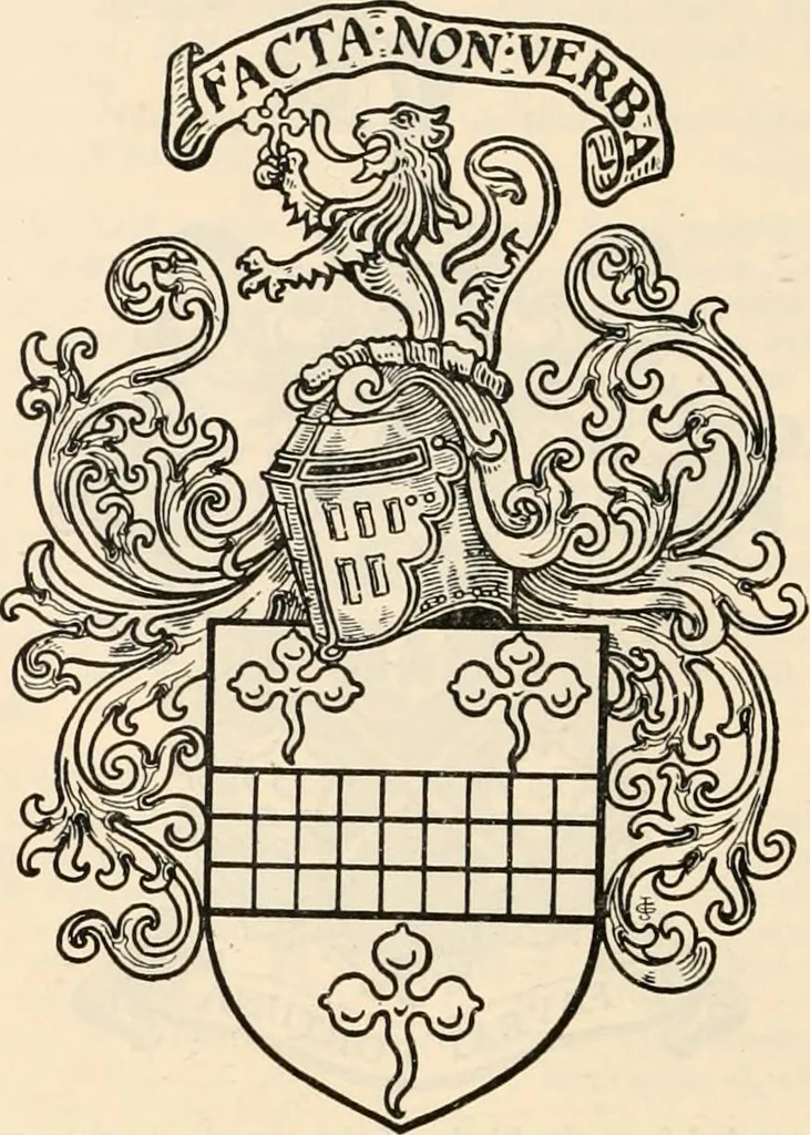 An illustration from Armorial families : a directory of gentlemen of coat-armour, 1905, leaf 1109