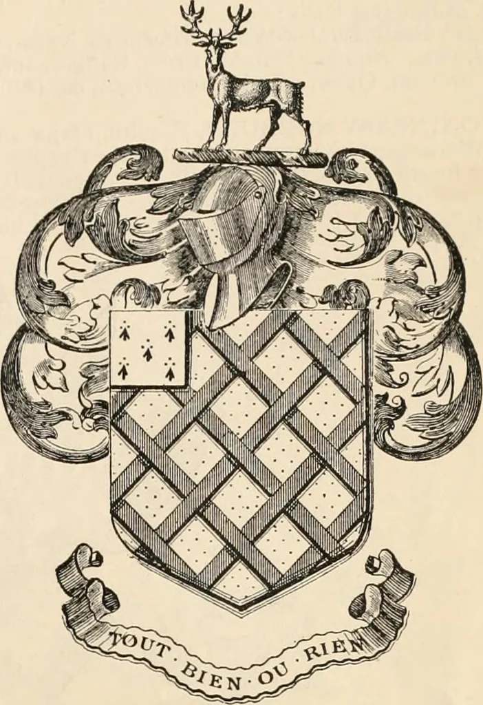 An illustration from Armorial families : a directory of gentlemen of coat-armour, 1905, leaf 1114