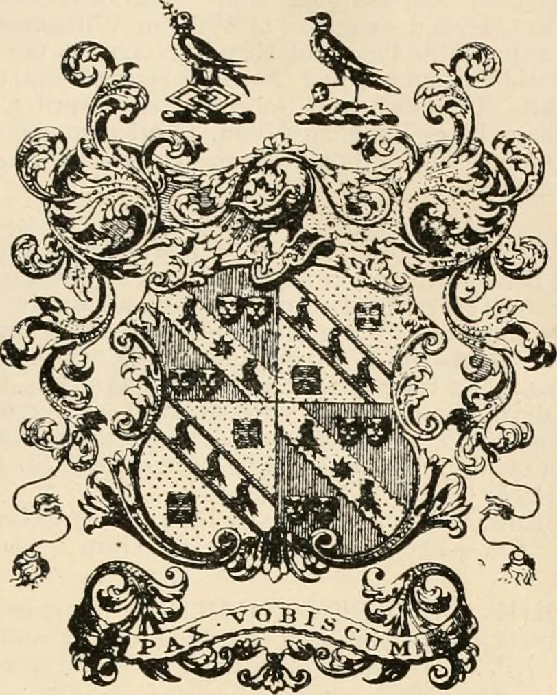 An illustration from Armorial families : a directory of gentlemen of coat-armour, 1905, leaf 1120