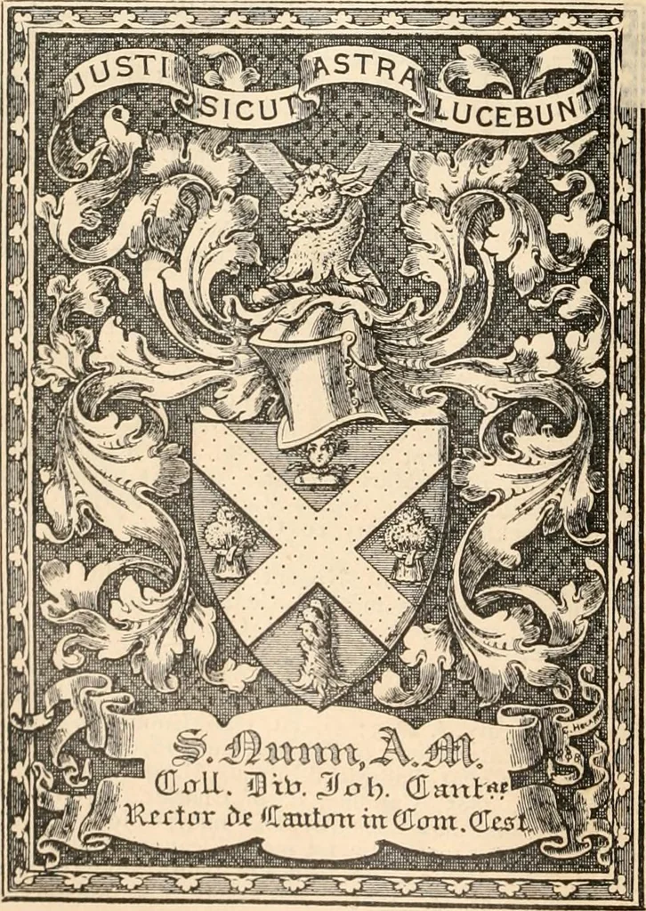 An illustration from Armorial families : a directory of gentlemen of coat-armour, 1905, leaf 1121
