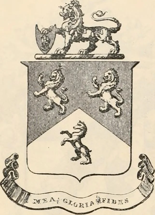 An illustration from Armorial families : a directory of gentlemen of coat-armour, 1905, leaf 113