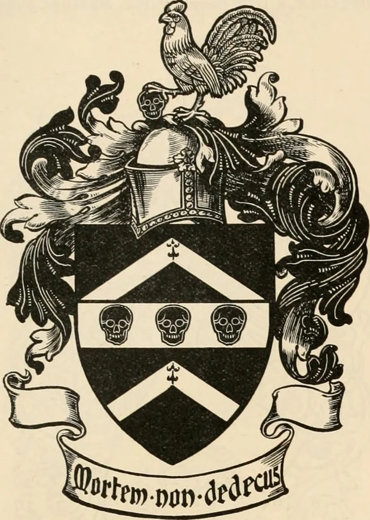 An illustration from Armorial families : a directory of gentlemen of coat-armour, 1905, leaf 1130