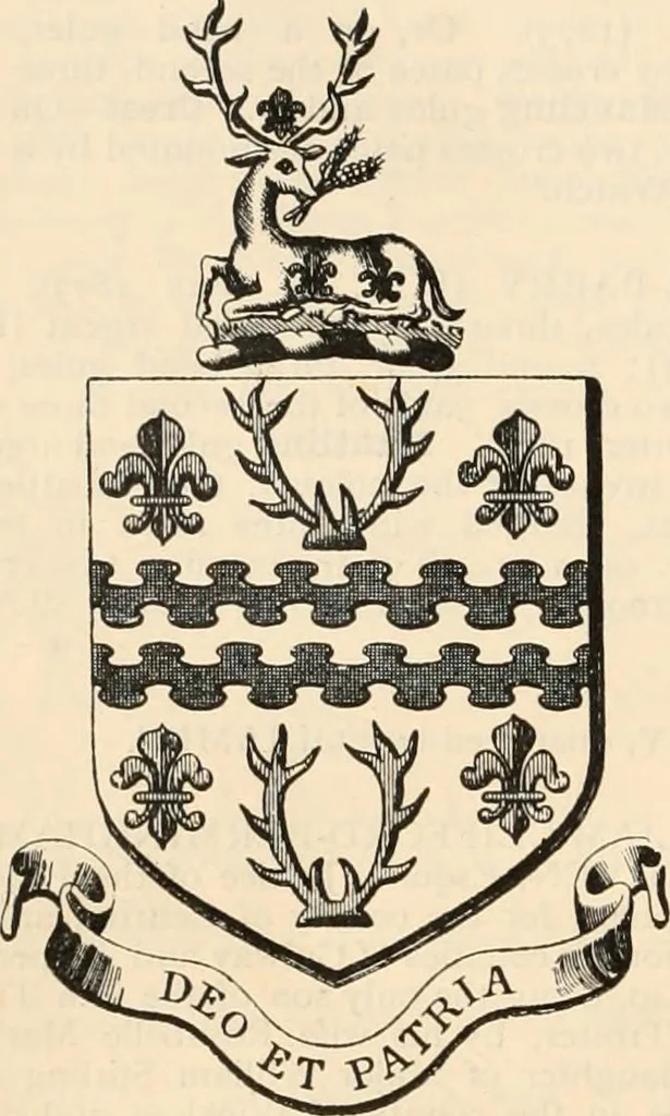 An illustration from Armorial families : a directory of gentlemen of coat-armour, 1905, leaf 1139