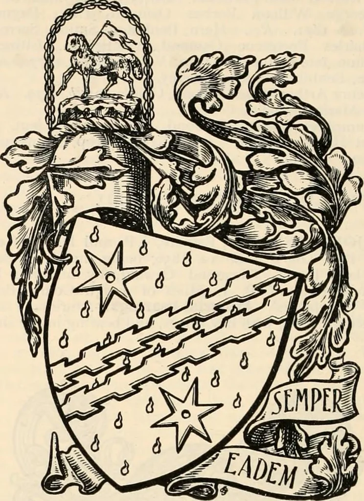 An illustration from Armorial families : a directory of gentlemen of coat-armour, 1905, leaf 1139