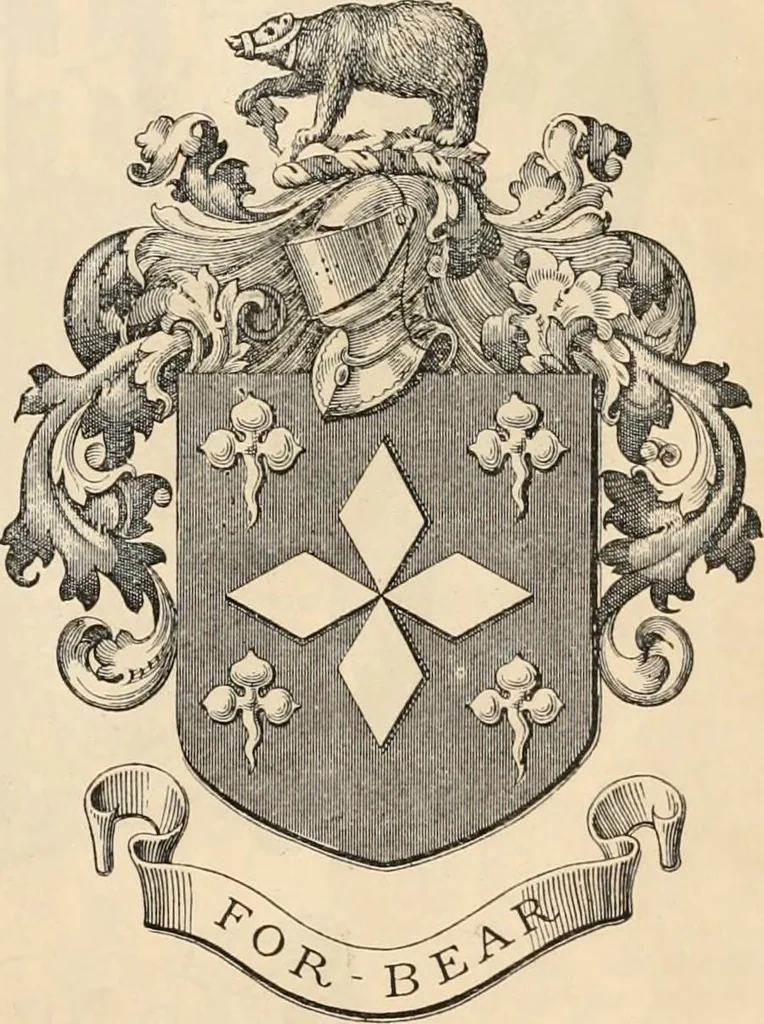 An illustration from Armorial families : a directory of gentlemen of coat-armour, 1905, leaf 114