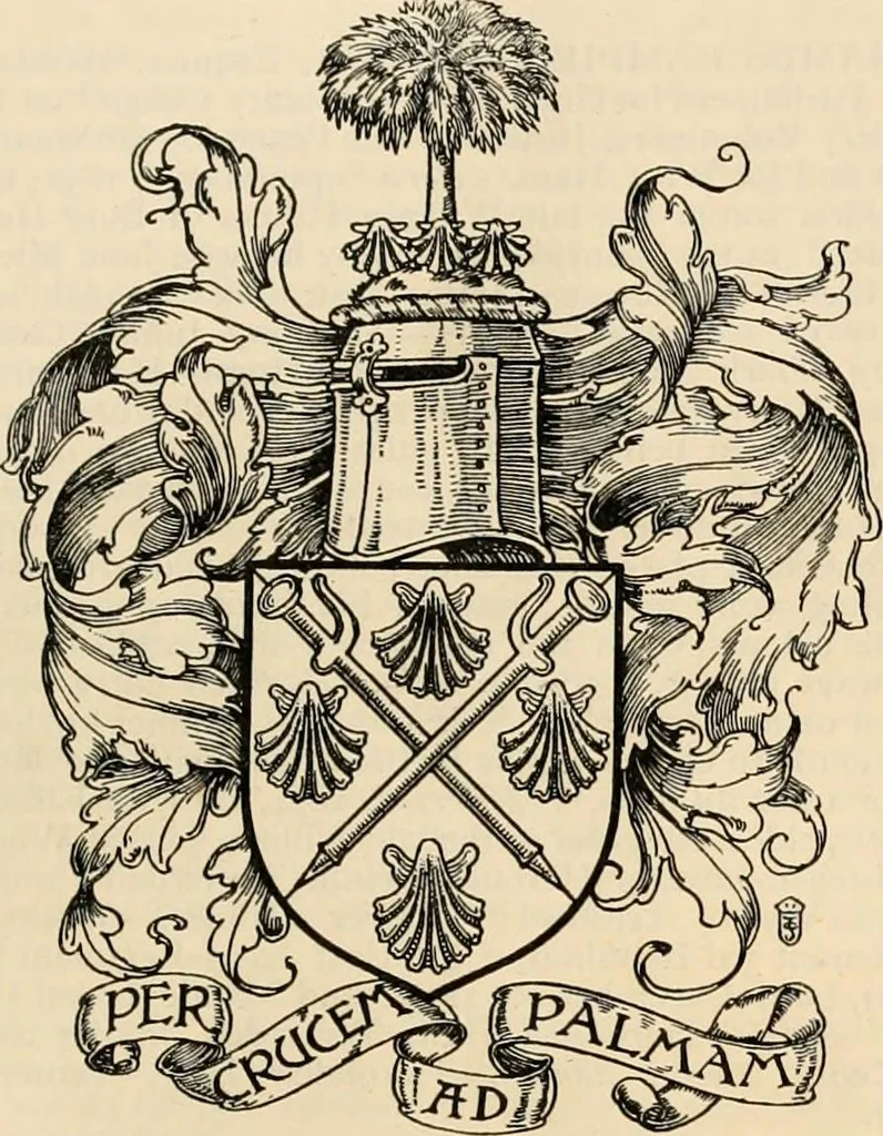 An illustration from Armorial families : a directory of gentlemen of coat-armour, 1905, leaf 1144