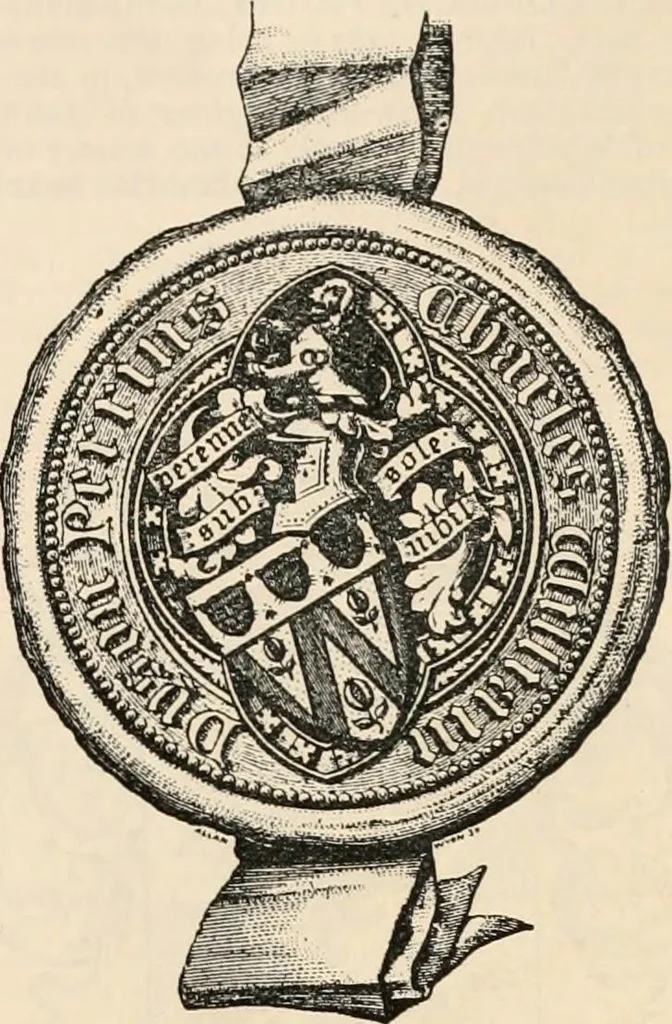 An illustration from Armorial families : a directory of gentlemen of coat-armour, 1905, leaf 1174