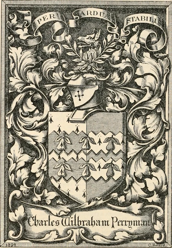 An illustration from Armorial families : a directory of gentlemen of coat-armour, 1905, leaf 1175