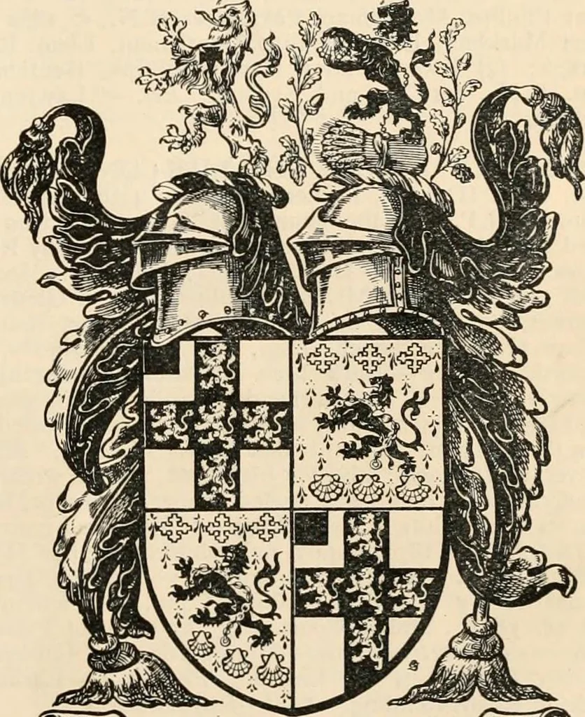 An illustration from Armorial families : a directory of gentlemen of coat-armour, 1905, leaf 1178
