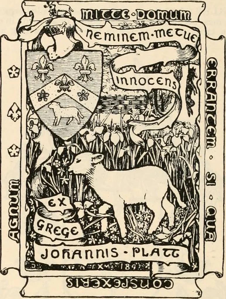 An illustration from Armorial families : a directory of gentlemen of coat-armour, 1905, leaf 1189