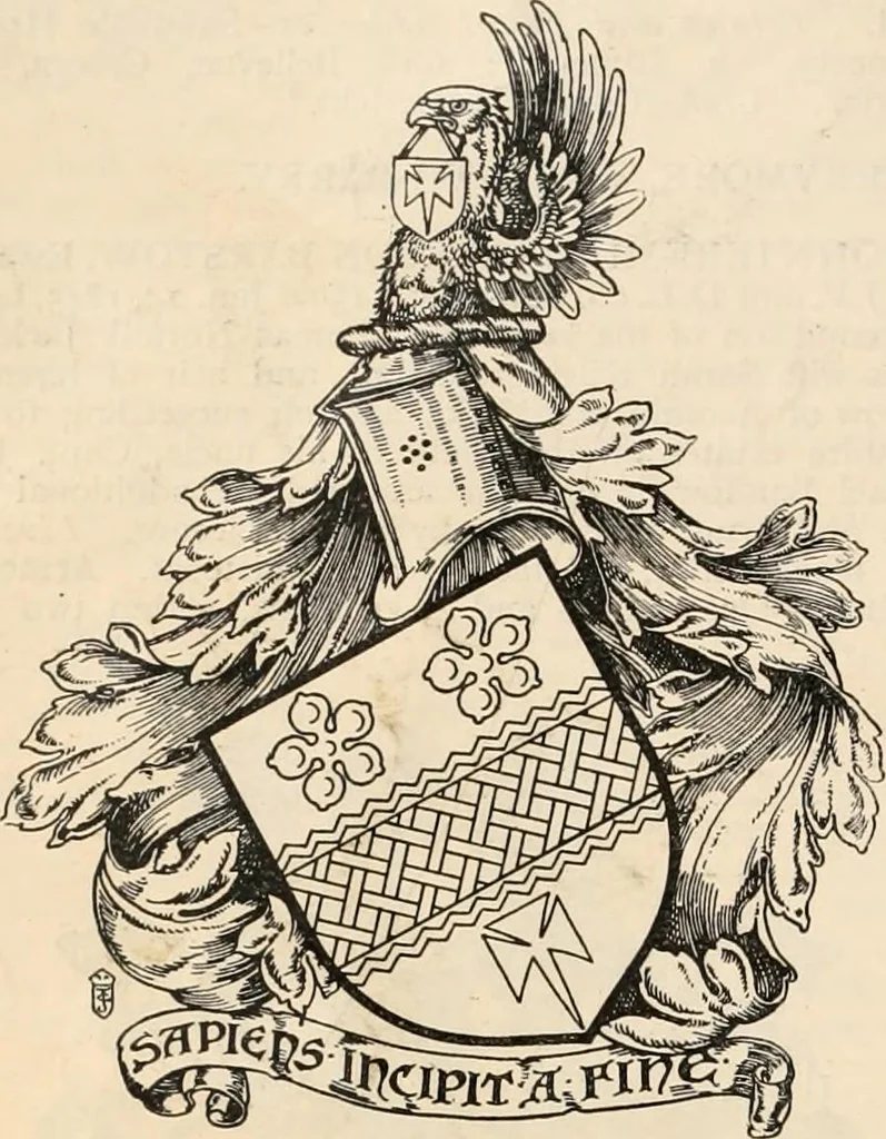 An illustration from Armorial families : a directory of gentlemen of coat-armour, 1905, leaf 119