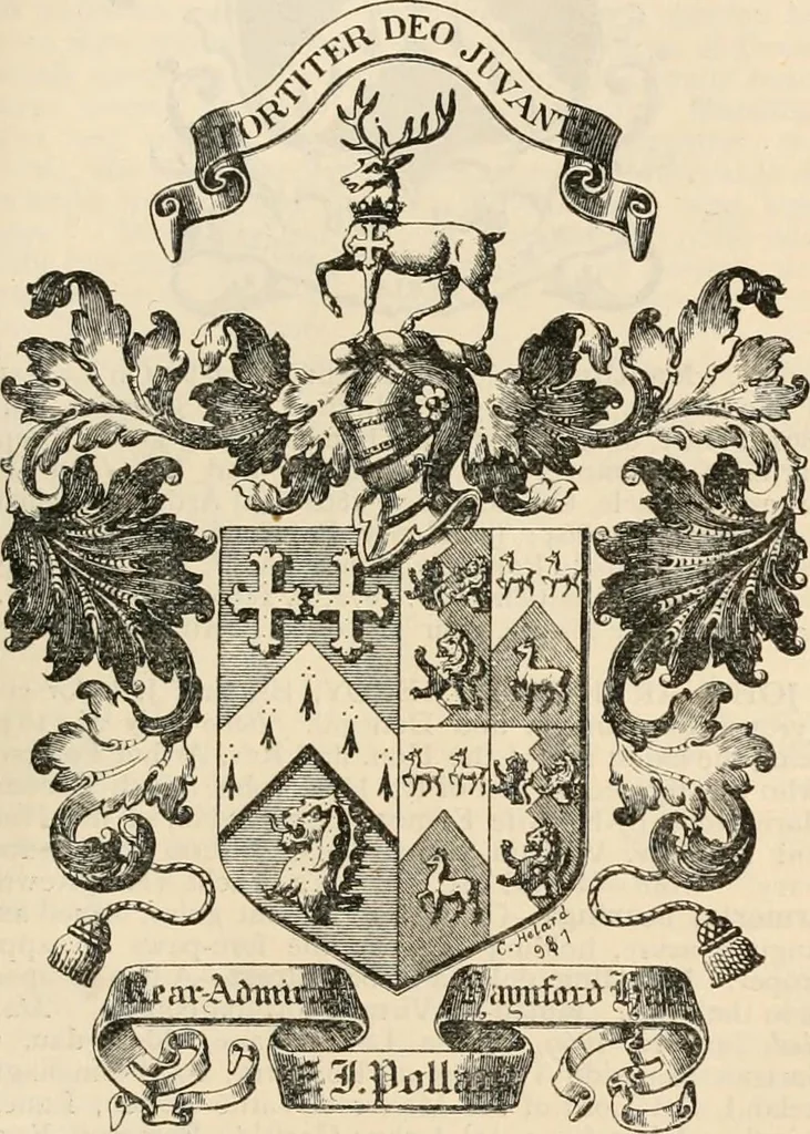 An illustration from Armorial families : a directory of gentlemen of coat-armour, 1905, leaf 1196