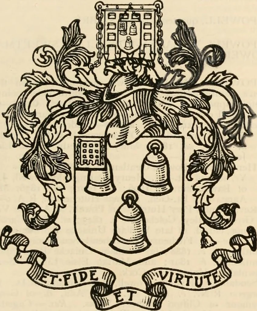 An illustration from Armorial families : a directory of gentlemen of coat-armour, 1905, leaf 1202