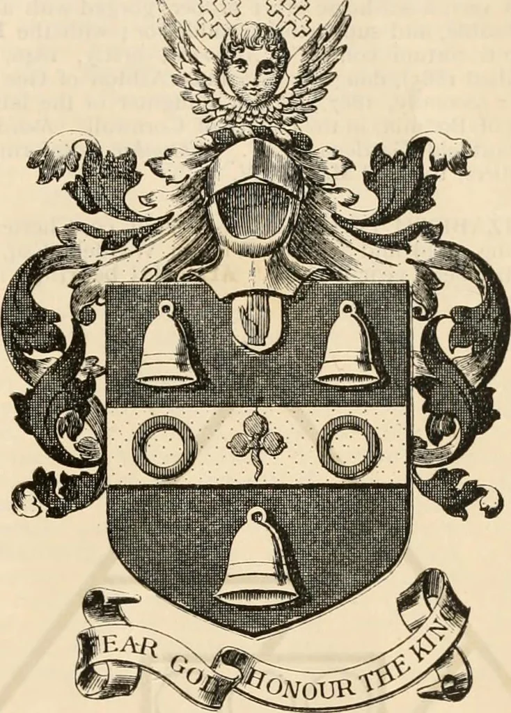 An illustration from Armorial families : a directory of gentlemen of coat-armour, 1905, leaf 1202