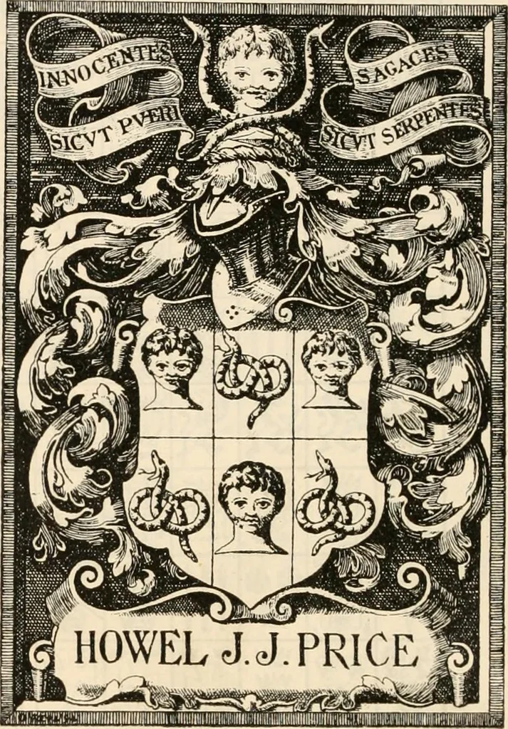 An illustration from Armorial families : a directory of gentlemen of coat-armour, 1905, leaf 1213