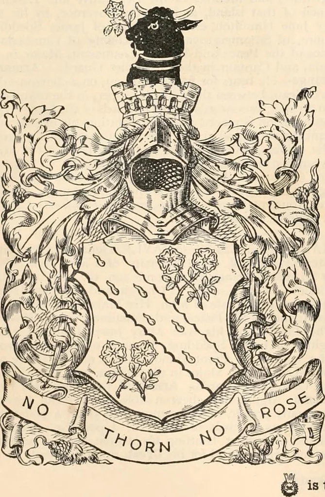 An illustration from Armorial families : a directory of gentlemen of coat-armour, 1905, leaf 1227