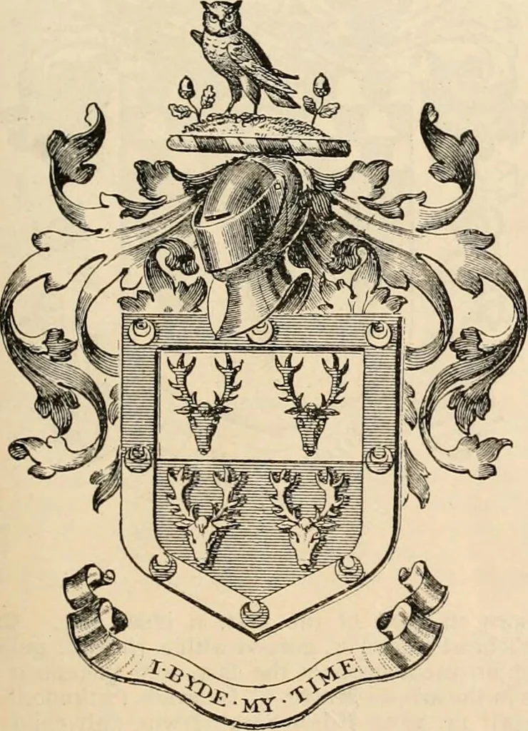 An illustration from Armorial families : a directory of gentlemen of coat-armour, 1905, leaf 124
