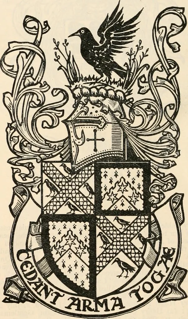 An illustration from Armorial families : a directory of gentlemen of coat-armour, 1905, leaf 1243