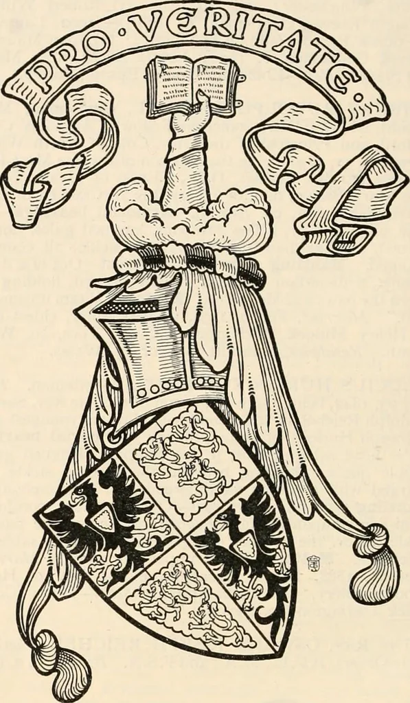 An illustration from Armorial families : a directory of gentlemen of coat-armour, 1905, leaf 1247